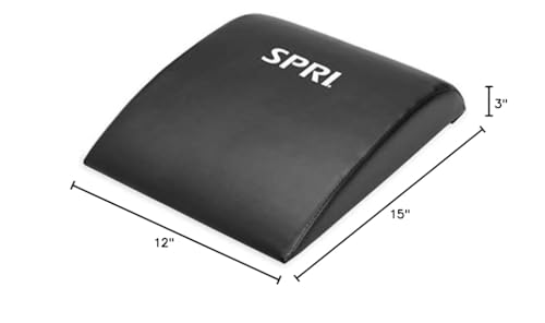 SPRI Ab Mat - Workout Mat Accessory for Abdominal Exercises, Sit-Ups, Crunches, Push-Ups, Core Training, and More
