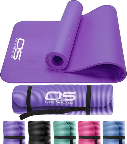 Yoga Mat Exercise NBR Fitness foam mat Extra Thick Non-Slip Large Padded