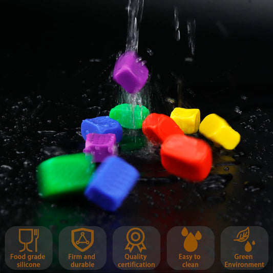 Jawline Shaper Jaw Exerciser Jaw Trainer for Men and Women Facial Fitness Tool 5 Resistance Levels (10Pcs）