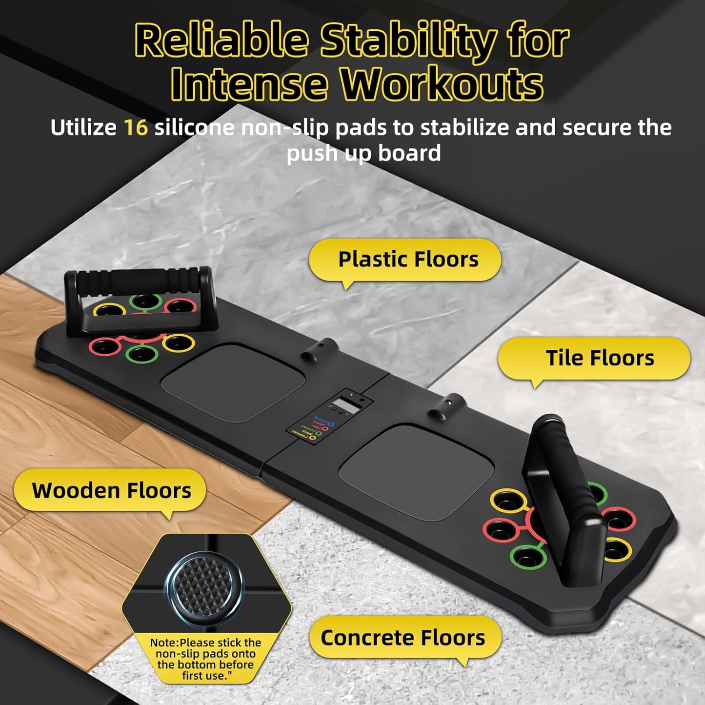 Push Up Board with Automatic Count, 24 in 1 Press Up Board Exercise Equipment for Home Use