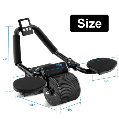 Pafal Elbow Support Automatic Rebound Abdominal Wheel,Ab Roller for Abdominal Exercise Machine