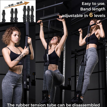 Innstar Pull Up Assistance Bands, 3 Heavy-Duty Adjustable Pull Up Bands Set, Pull Up Bands Assistance Bands for Enhanced Strength Training