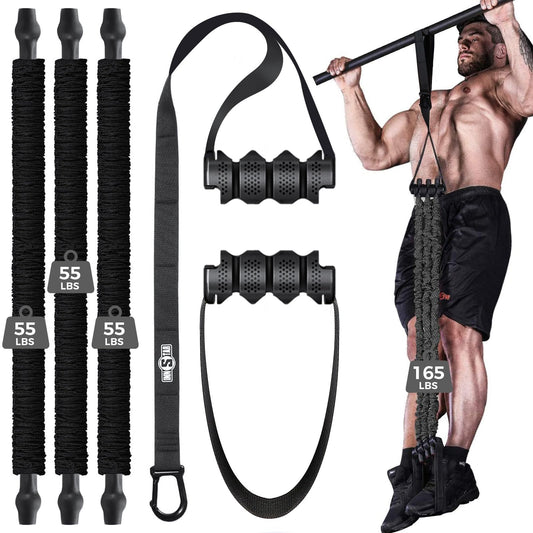 Innstar Pull Up Assistance Bands, 3 Heavy-Duty Adjustable Pull Up Bands Set, Pull Up Bands Assistance Bands for Enhanced Strength Training